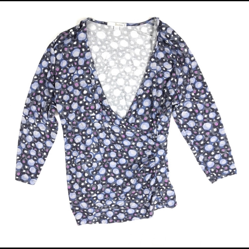 Boden Faux Wrap Top - Picture 1 of 3